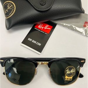 Brand New Ray-Ban 3016 Clubmaster Sunglasses.